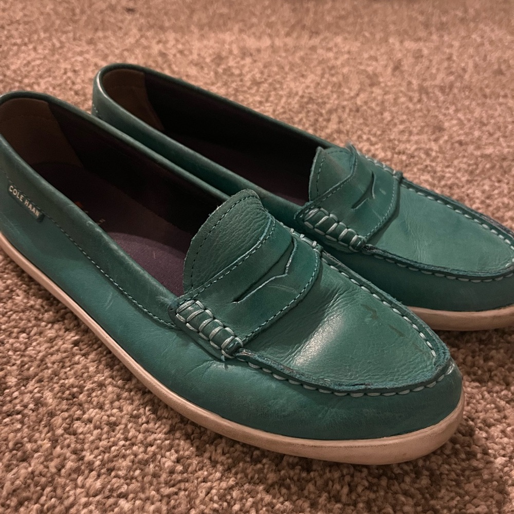 Cole Haan Teal Mules & Clogs
